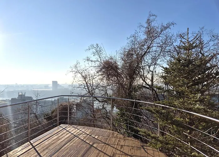 Amazing View Of The River Donau Appartamento